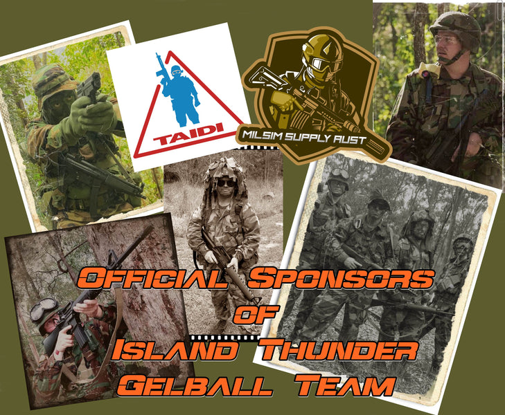 Taidi Sponsors Gelball team Island Thunder