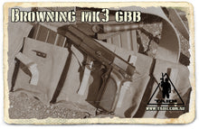 Load image into Gallery viewer, PREORDER WE HI-POWER BROWNING MK3 GBB PISTOL - BLACK
